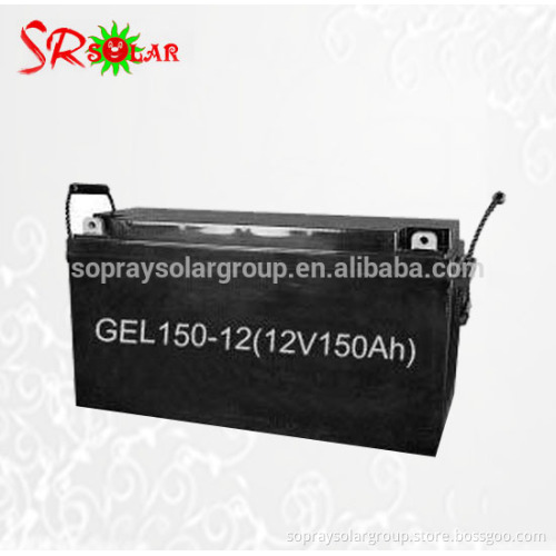 Great Power Deep Cycle Gel Type Lead Acid AGM Battery 12V150AH for Solar Power System
